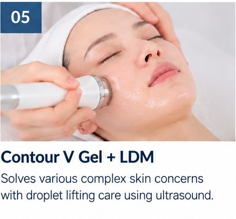 Contour gel applied with an LDM ultrasound device at Face Jion